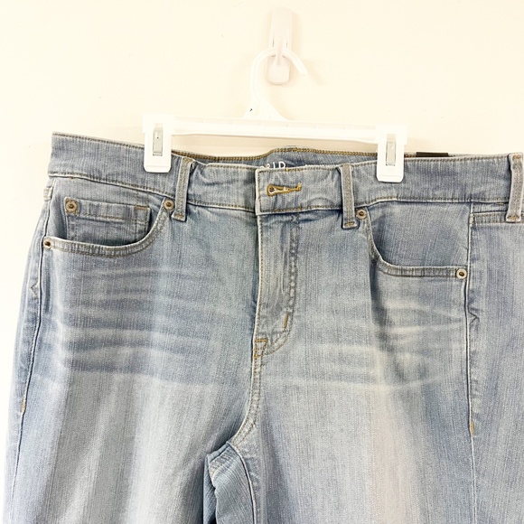 NWT Torrid perfect wide leg vintage stretch Mid Rise jean size 10R raw hem - Picture 3 of 12